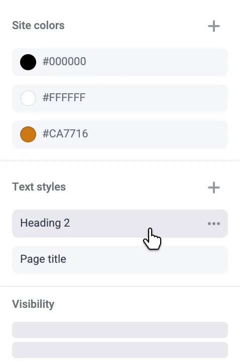 Managing Text Styles