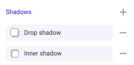 Applying shadows to cards